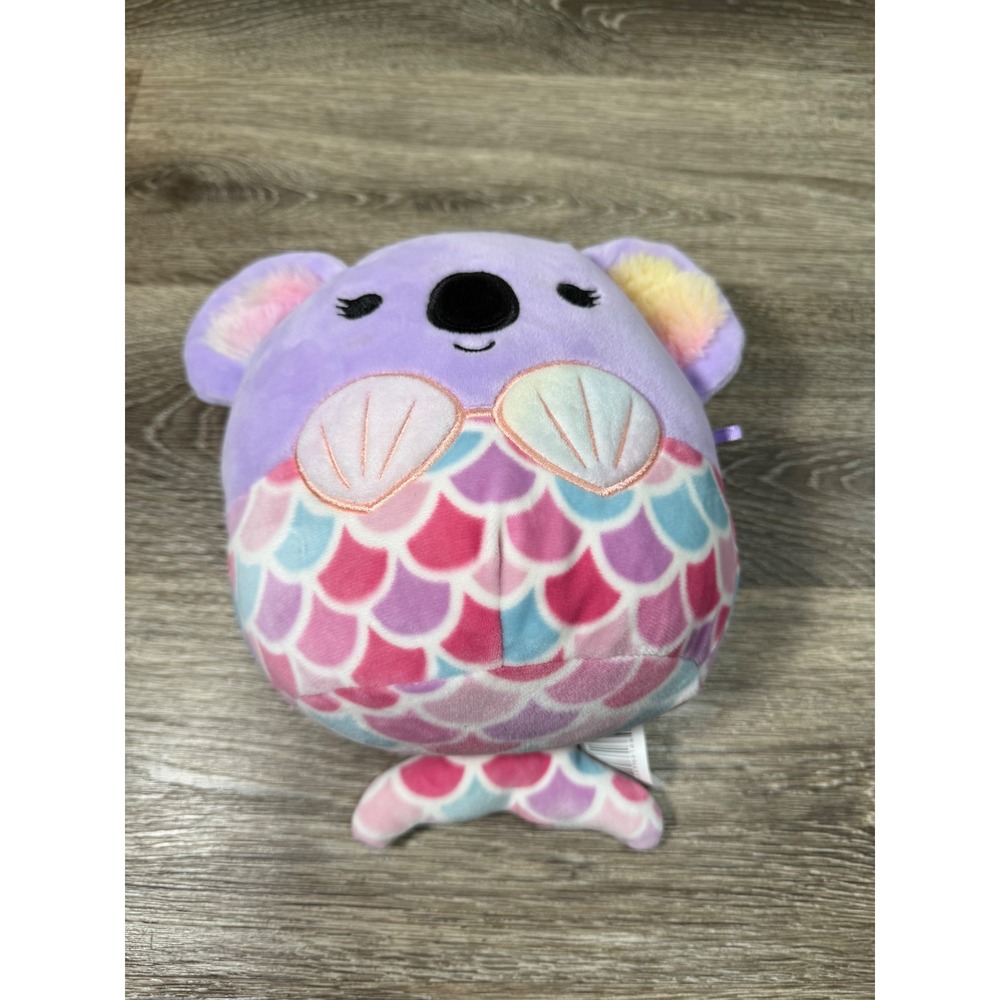 Squishmallows Kayla the Koala Mermaid Purple 10 In Plush Kellytoy Mermaidcore